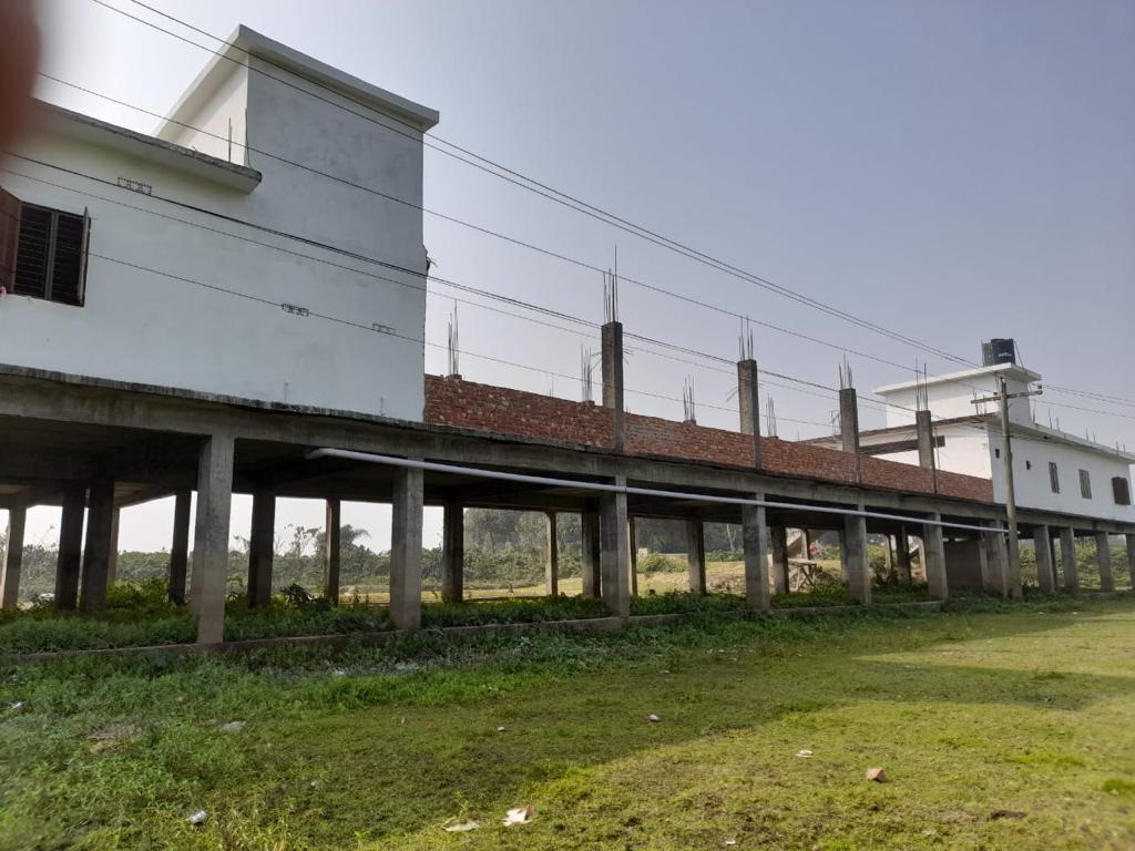 The academy building and adjoining construction